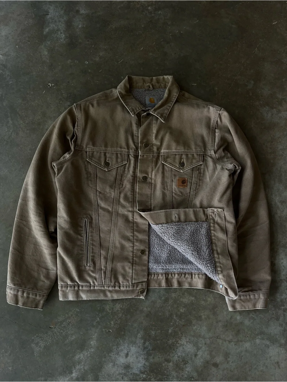 Carhartt Sherpa lined Jean jacket - Picture 2 of 9